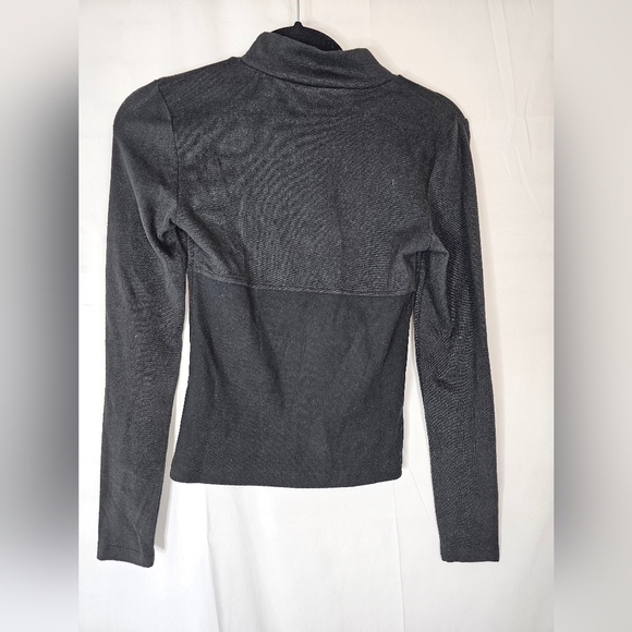 VERO Moda size XS black mock neck long-sleeved sweater NWOT - Picture 7 of 7